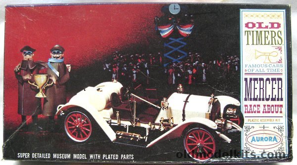 Aurora 1/16 1913 Mercer Raceabout Old Timers, 572-198 plastic model kit